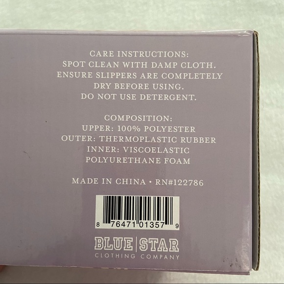 NIB Light Pink Memory Foam Slippers sz 8 / 9 / 10 women's, 7 / 8 / 9 men's - Picture 3 of 4